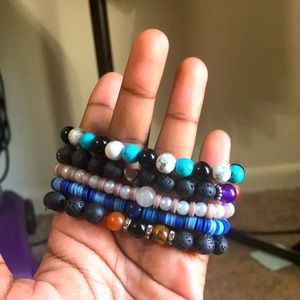 5 Random Crystal Bracelets